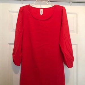 Ladies Red Dress